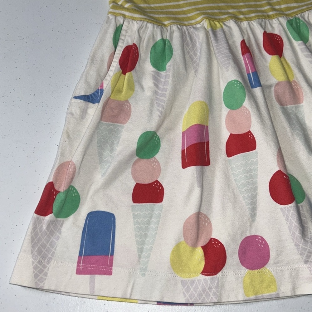 Mini Boden Girl’s Short Sleeve Ice Cream Dress Size 4/5 - Picture 3 of 11